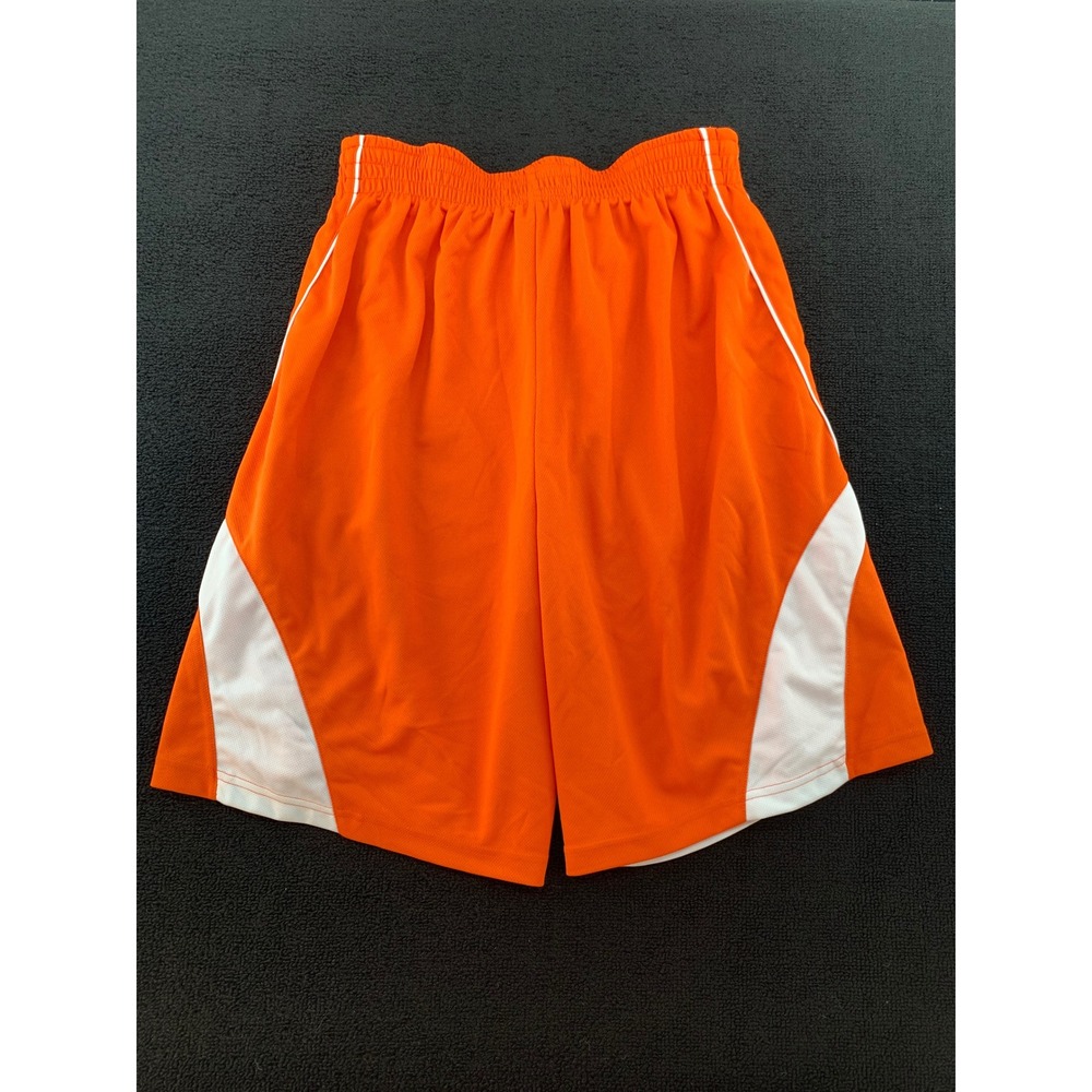 High Five Men's‎ Adult L Orange White Athletic Basketball Gym Shorts